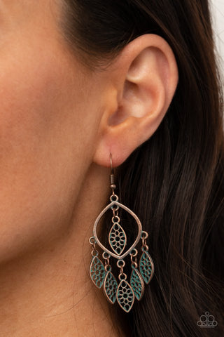 Paparazzi Accessories Artisan Garden Copper Earring