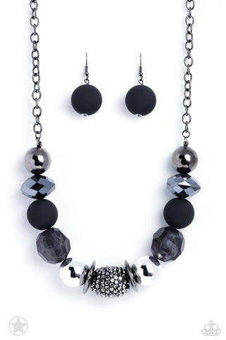 Paparazzi Accessories A Warm Welcome Black Necklace