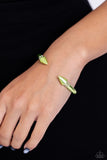 Paparazzi Accessories Punky Plot Twist - Green Bracelet