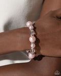 Paparazzi Accessories Pearl Protagonist - Pink Bracelet