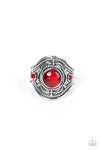 Paparazzi Accessories Exuberant Escapade Red Ring