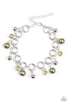 Paparazzi Accessories Fancy Fascination - Green Bracelet