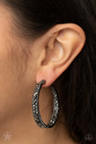 Paparazzi Accessories GLITZY By Association - Black Earrings