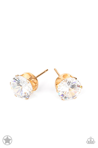 Paparazzi Accessories Just In TIMELESS - Gold Earrings