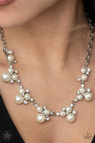 Paparazzi Accessories Toast To Perfection - White Necklace