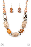 Paparazzi Accessories In Good Glazes - Peach Necklace