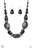 Paparazzi Accessories In Good Glazes - Black Necklace