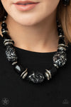 Paparazzi Accessories In Good Glazes - Black Necklace