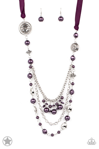 Paparazzi Accessories All The Trimmings - Purple Necklace