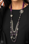 Paparazzi Accessories All The Trimmings - Purple Necklace