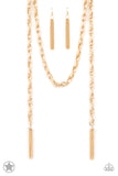 Paparazzi Accessories SCARFed for Attention - Gold Necklace