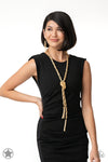 Paparazzi Accessories SCARFed for Attention - Gold Necklace