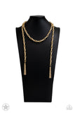 Paparazzi Accessories SCARFed for Attention - Gold Necklace