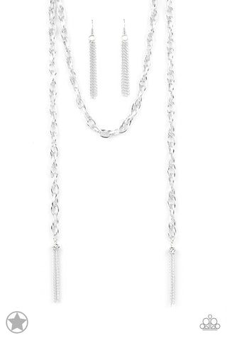 Paparazzi Accessories SCARFed for Attention - Silver Necklace