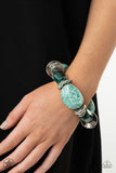 Paparazzi Accessories Glaze of Glory - Blue Bracelet