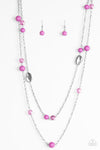 Paparazzi Accessories Hitting A GLOW Point - Purple Necklace