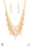 Paparazzi Accessories Fishing for Compliments - Gold Necklace