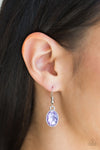 Paparazzi Accessories Oceans Away - Purple Earrings