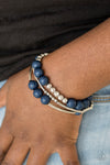 Paparazzi Accessories New Adventures - Blue Bracelet