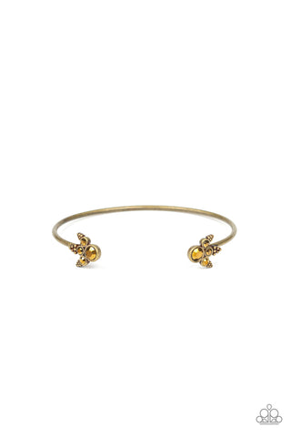 Paparazzi Accessories A Bit Rich - Brass Bracelet