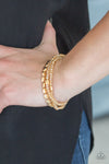 Paparazzi Accessories Hello Beautiful - Gold Bracelet