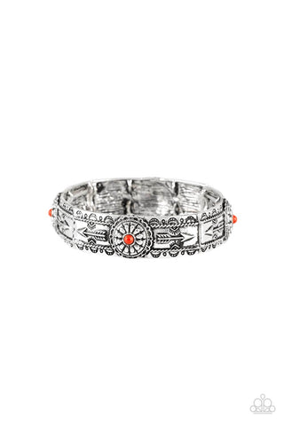 Paparazzi Accessories Southern Borders - Red Bracelet