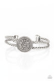 Paparazzi Accessories Definitely Dazzling - Silver Cuff Bracelet