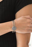 Paparazzi Accessories Definitely Dazzling - Silver Cuff Bracelet