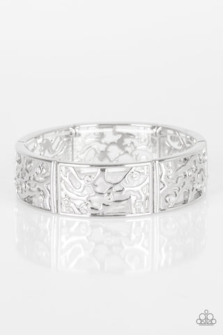 Paparazzi Accessories Yours and VINE - White Bracelet