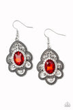 Paparazzi Accessories Reign Supreme - Red Earrings