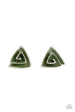 Paparazzi Accessories On Blast - Green Earrings