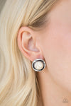 Paparazzi Accessories Out Of This Galaxy - White Earrings