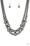 Paparazzi Accessories I Double Dare You - Black Necklace [5010]