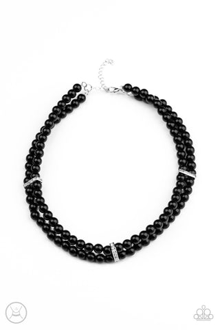 Paparazzi Accessories Put On Your Party Dress - Black Necklace