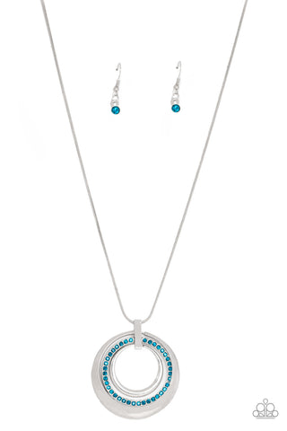 Paparazzi Accessories Gather Around Gorgeous - Blue Necklace