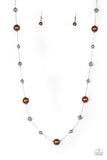 Paparazzi Accessories Eloquently Eloquent - Brown Necklace