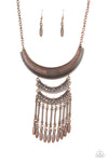 Paparazzi Accessories Eastern Empress - Copper Necklace