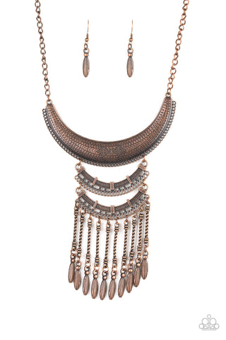 Paparazzi Accessories Eastern Empress - Copper Necklace