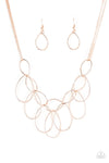 Paparazzi Accessories Top-TEAR Fashion - Rose Gold Necklace