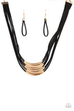 Paparazzi Accessories Walk The WALKABOUT - Gold Necklace