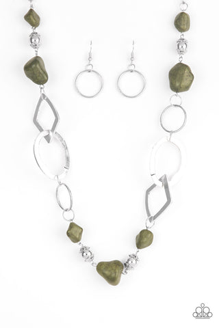 Paparazzi Accessories Thats TERRA-ific! - Green Necklace