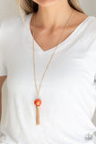 Paparazzi Accessories Belle of the BALLROOM - Orange Necklace