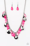 Paparazzi Accessories Hurricane Season - Pink Necklace