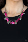 Paparazzi Accessories Hurricane Season - Pink Necklace