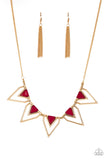 Paparazzi Accessories The Pack Leader - Red Necklace