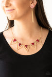 Paparazzi Accessories The Pack Leader - Red Necklace