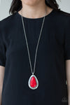 Paparazzi Accessories BADLAND To The Bone - Red Necklace