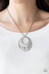 Paparazzi Accessories Texture Trio - Silver Necklace