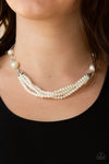 Paparazzi Accessories One-WOMAN Show - White Pearl Necklace