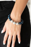 Paparazzi Accessories All Dressed UPTOWN - Blue Bracelet